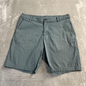 Lululemon Shorts Mens 34 Green Chino Lightweight‎ Stretch Zip Pocket Casual
